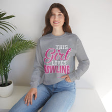 Load image into Gallery viewer, This Girl Loves Bowling (Crewneck Sweatshirt 120)