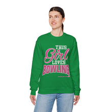 Load image into Gallery viewer, This Girl Loves Bowling (Crewneck Sweatshirt 120)