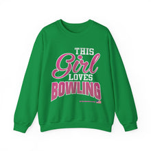 Load image into Gallery viewer, This Girl Loves Bowling (Crewneck Sweatshirt 120)