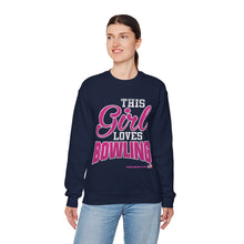 Load image into Gallery viewer, This Girl Loves Bowling (Crewneck Sweatshirt 120)