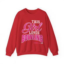 Load image into Gallery viewer, This Girl Loves Bowling (Crewneck Sweatshirt 120)
