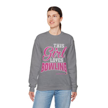 Load image into Gallery viewer, This Girl Loves Bowling (Crewneck Sweatshirt 120)