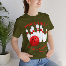 Load image into Gallery viewer, World's Best Bowling Mom (Tshirt 112)