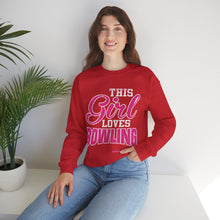 Load image into Gallery viewer, This Girl Loves Bowling  (Crewneck Sweatshirt 120)