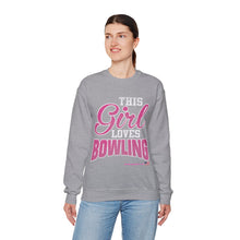 Load image into Gallery viewer, This Girl Loves Bowling  (Crewneck Sweatshirt 120)