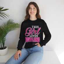 Load image into Gallery viewer, This Girl Loves Bowling  (Crewneck Sweatshirt 120)