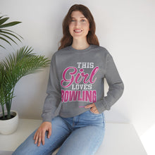 Load image into Gallery viewer, This Girl Loves Bowling  (Crewneck Sweatshirt 120)