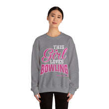 Load image into Gallery viewer, This Girl Loves Bowling  (Crewneck Sweatshirt 120)