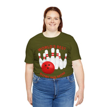 Load image into Gallery viewer, World's Best Bowling Mom (Tshirt 112)